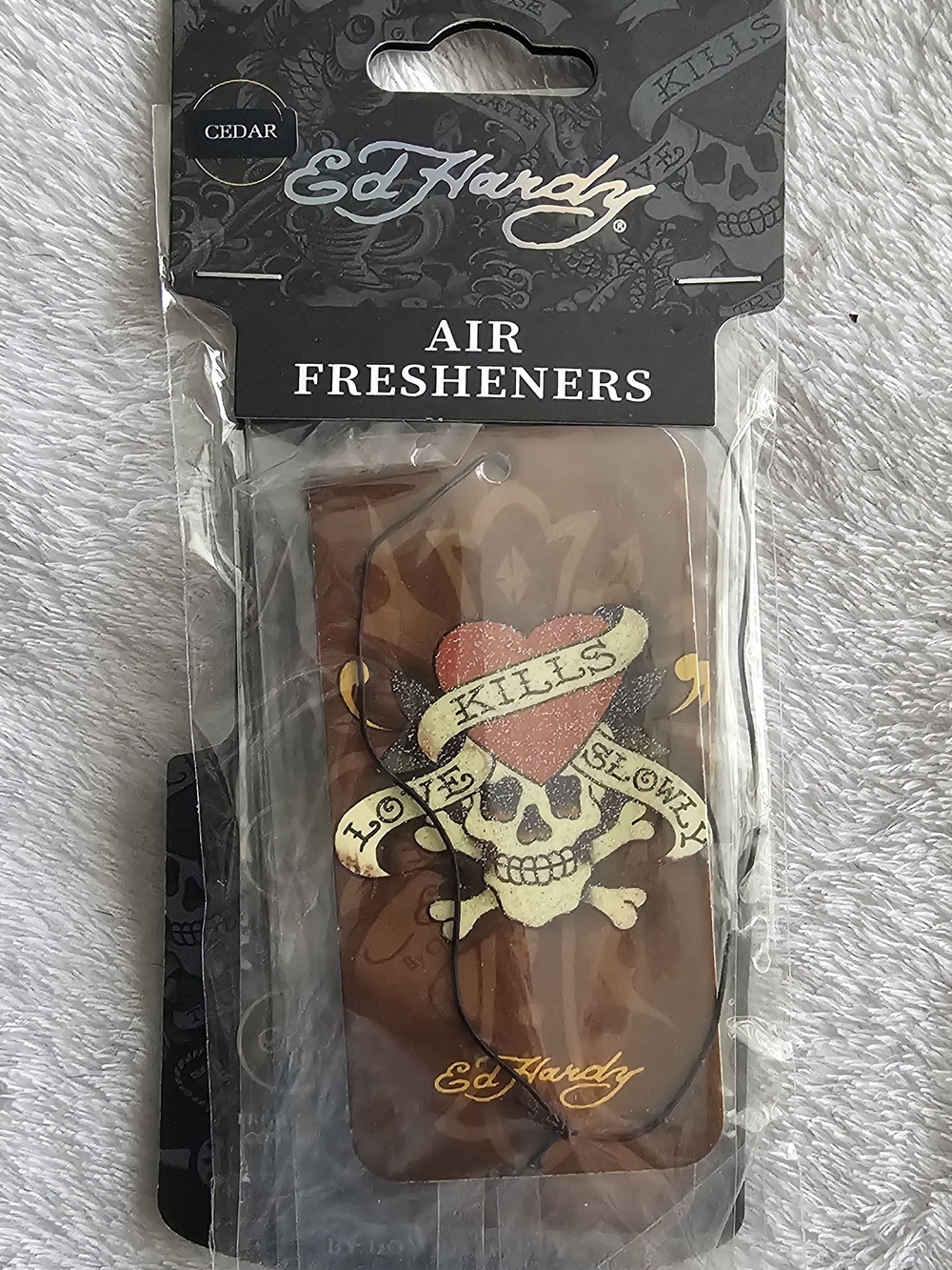 Love Kills Slowly Cedar Air Fresheners